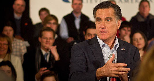 Romney on the campaign trail
